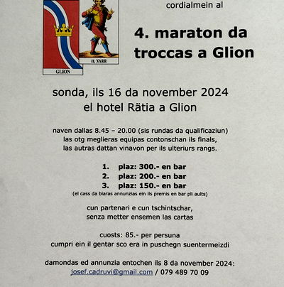 4. maraton da troccas a Glion
