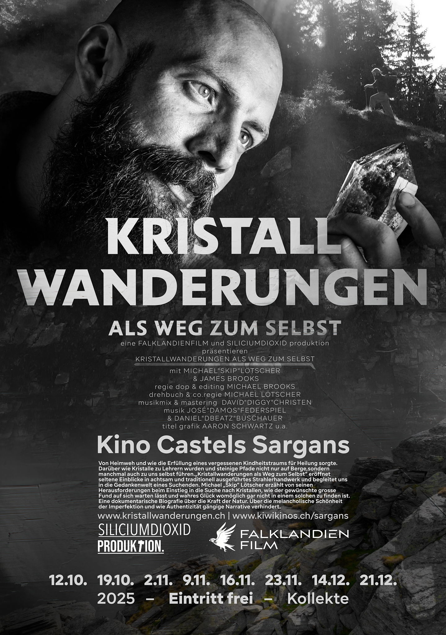 Film Kristall Wanderungen als Weg zum Selbst