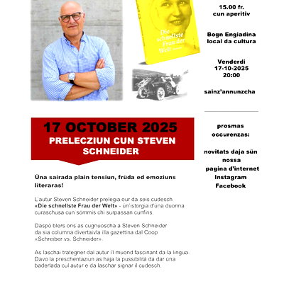 Prelecziun cun Steven Schneider