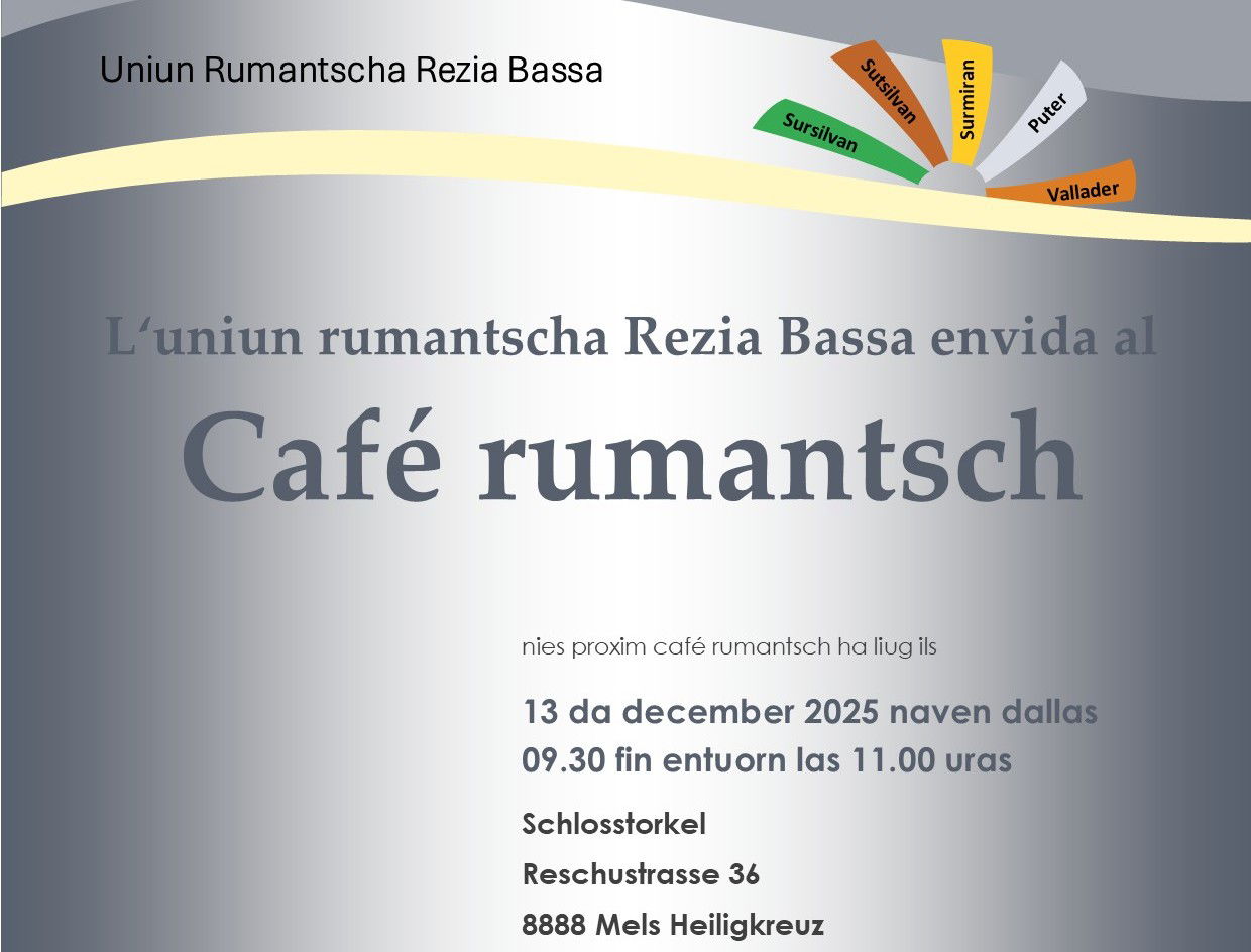 Café Rumantsch a Mels Heiligkreuz