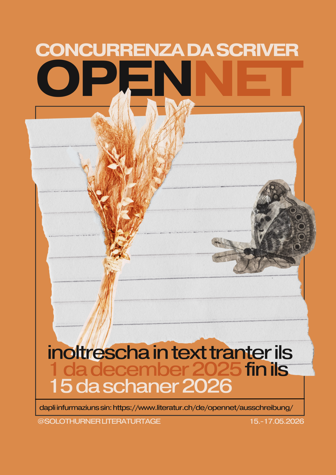 Concurrenza da scriver OpenNet (Solothurner Literaturtage)