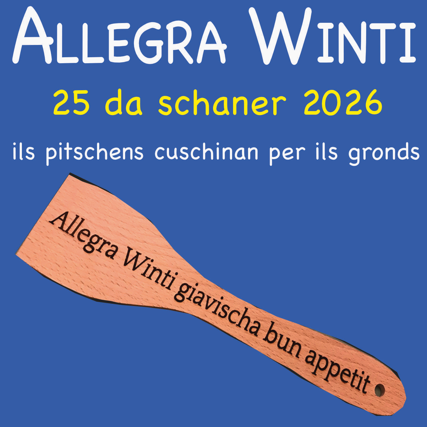 Allegra Winti - ils pitschens cuschinan per ils gronds