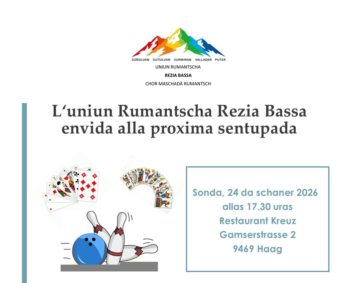 Sentupada rumantscha a Haag