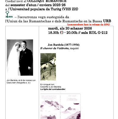 Colloqui rumantsch a l'Universitad populara da Turitg