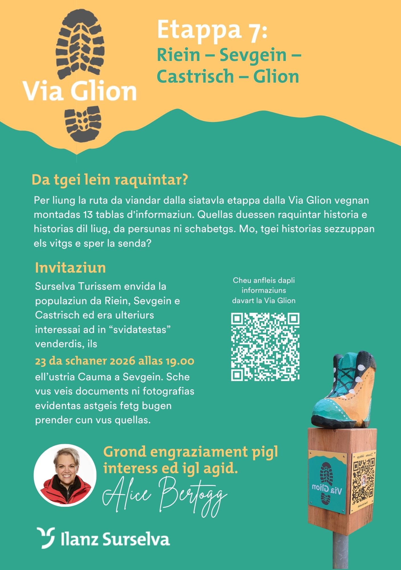 "Svidatestas Via Glion" a Sevgein