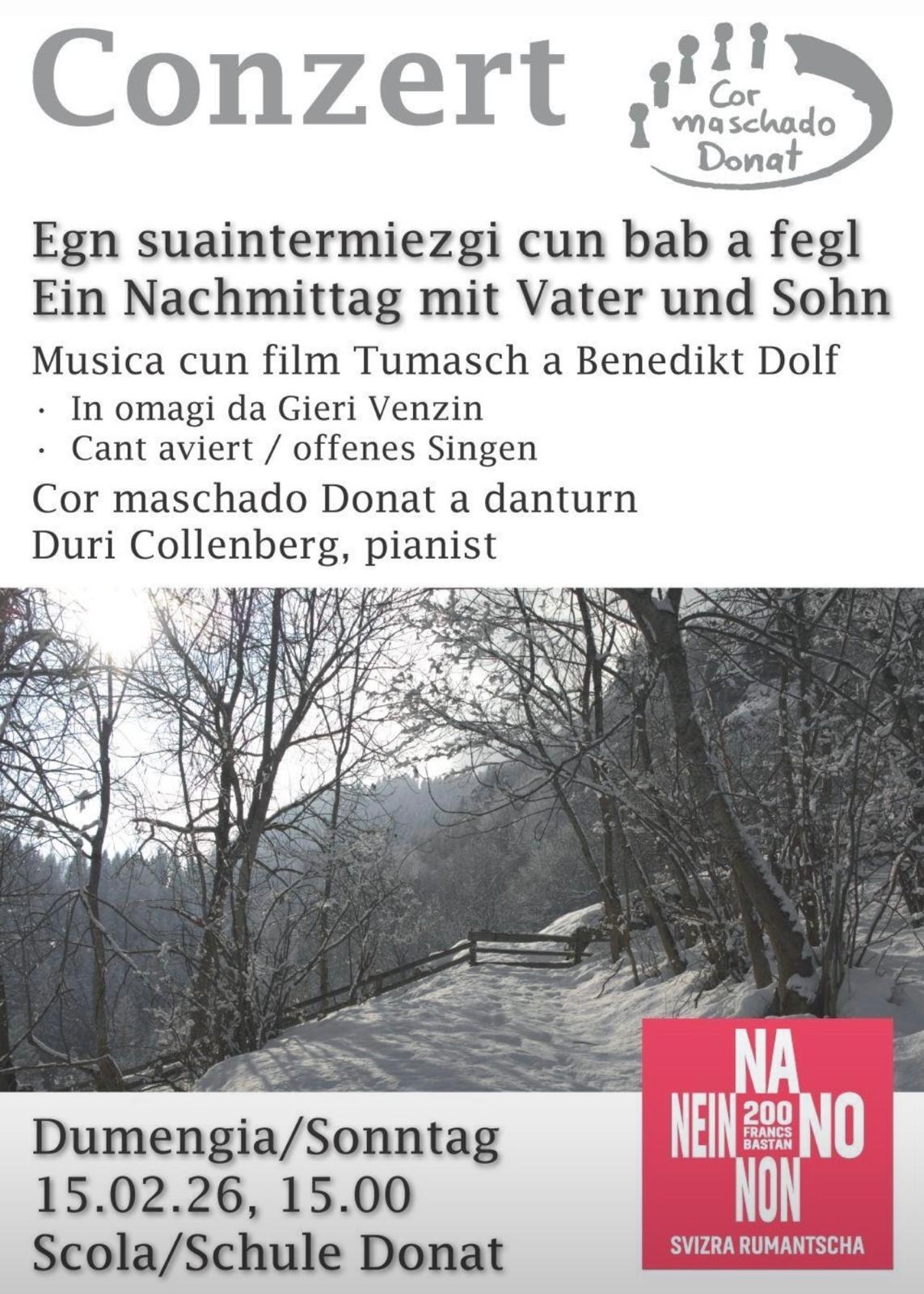 Suentermiezdi dedicau a Tumasch e Benedetg Dolf