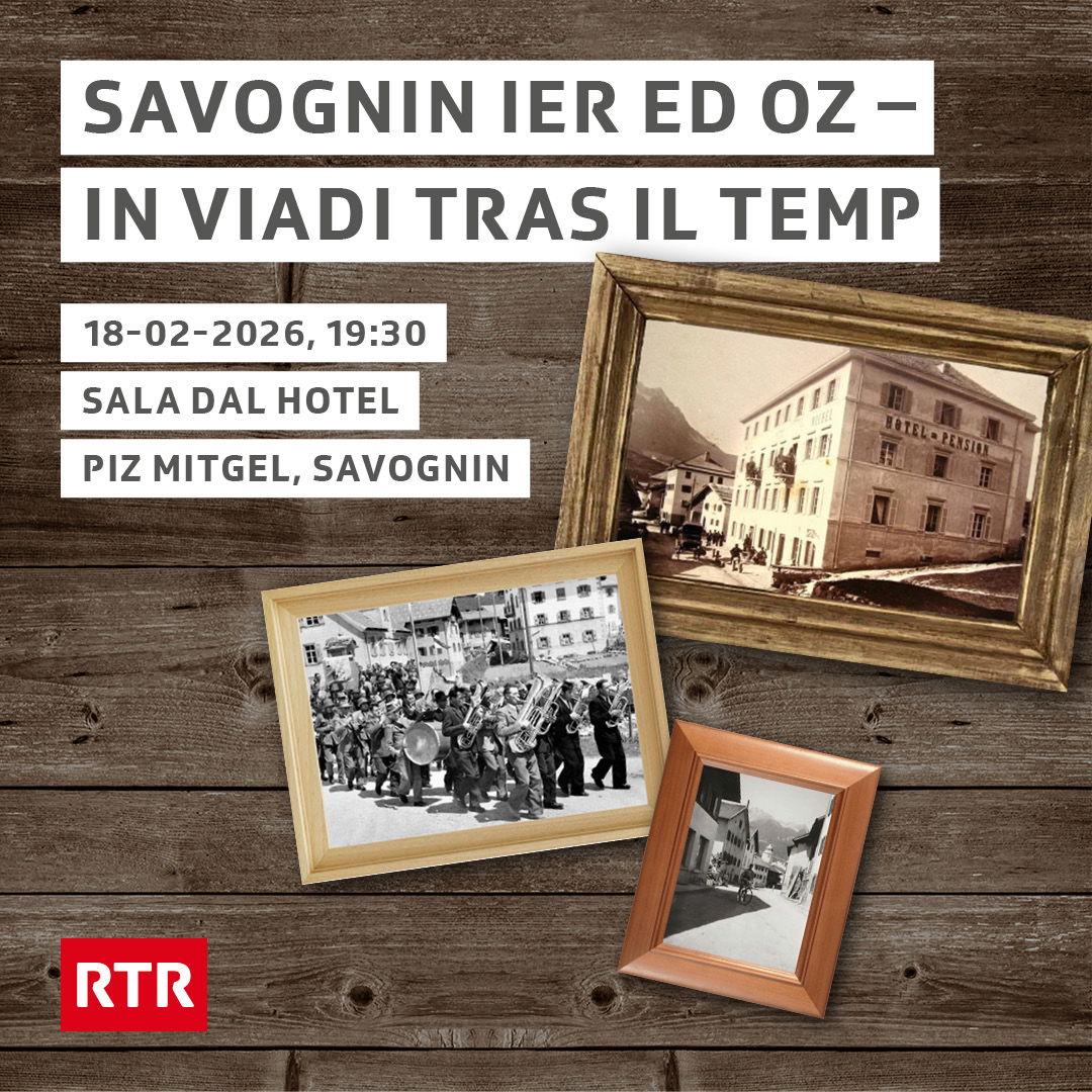 Savognin ier ed oz –   in viadi tras il temp