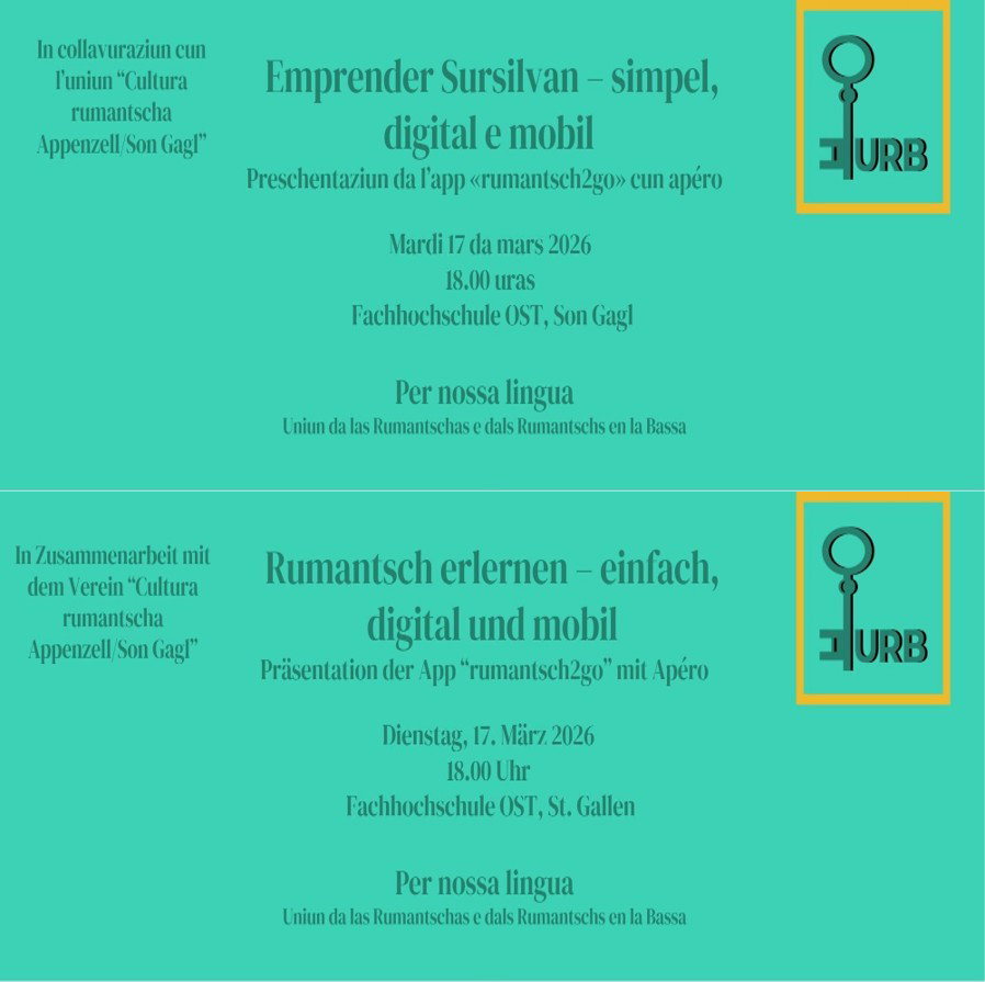 URB  - Inscunter Interrumantsch -  app rumantsch2go