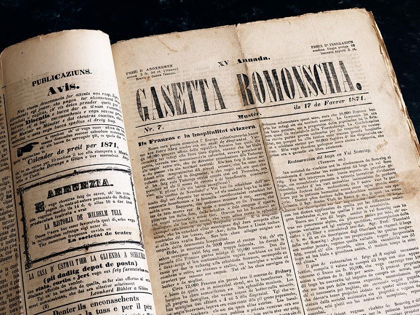 Il svilup turbulent dalla pressa romontscha