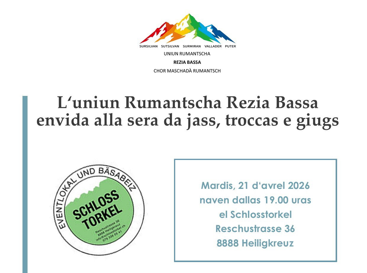 Sera da jass, troccas e giugs