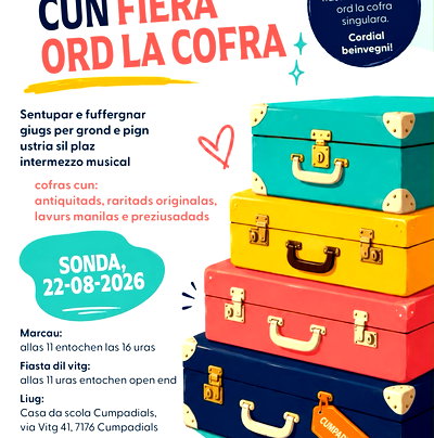 Fiasta dil vitg cun fiera ord la cofra