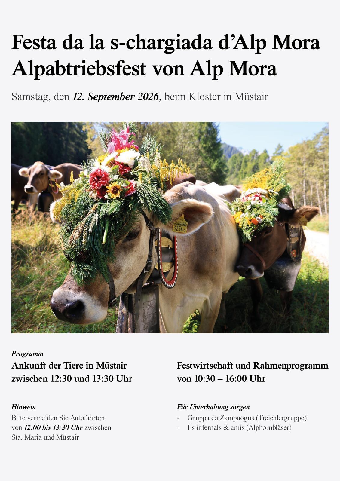Festa da la s-chargiada d'Alp Mora 2026