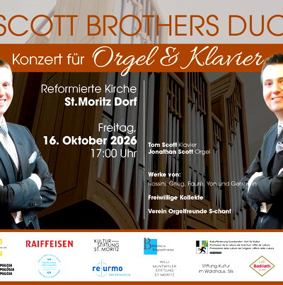 Concert per orgel e clavazin da Jonathan e Tom Scott, da Manchester (GB)